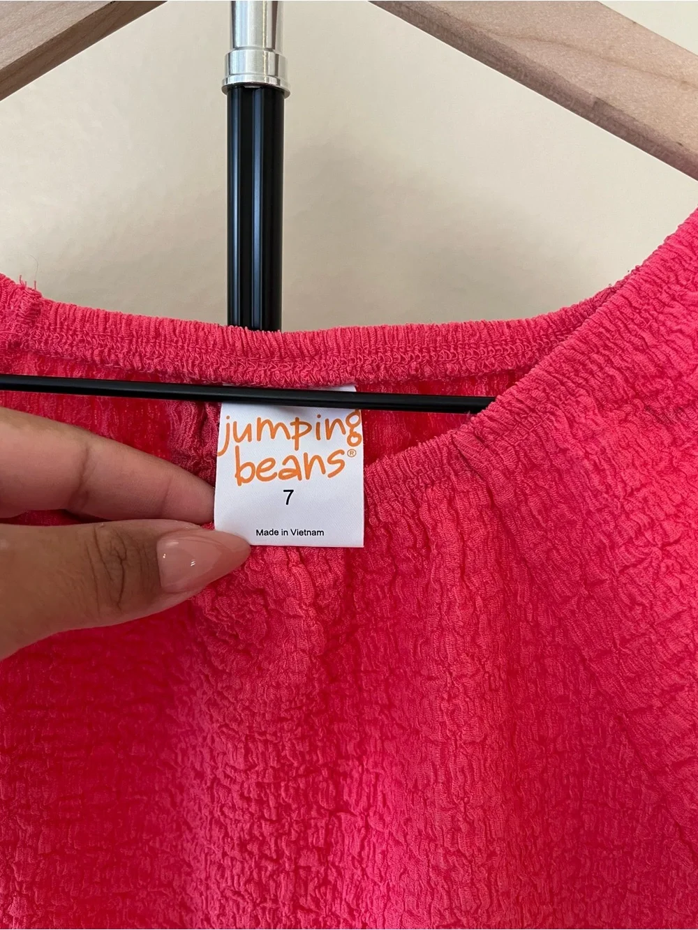 Girls Jumping Beans Girls Pink Textured Matching Set Size 7